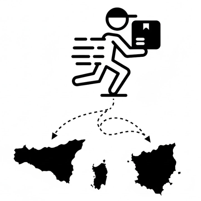 Courier: pickup Calabria e Isole